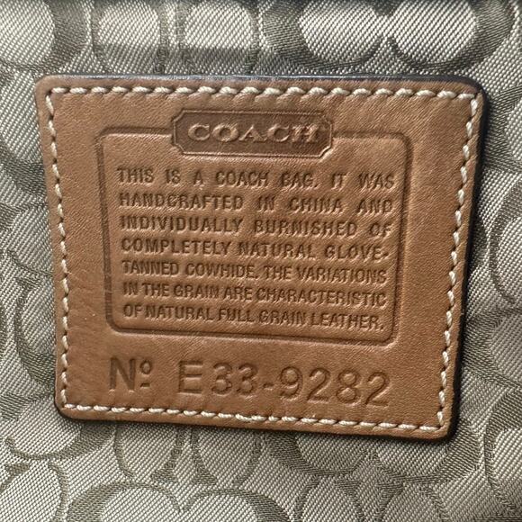 Coach Brown Leather Hobo Bag - Picture 9 of 9